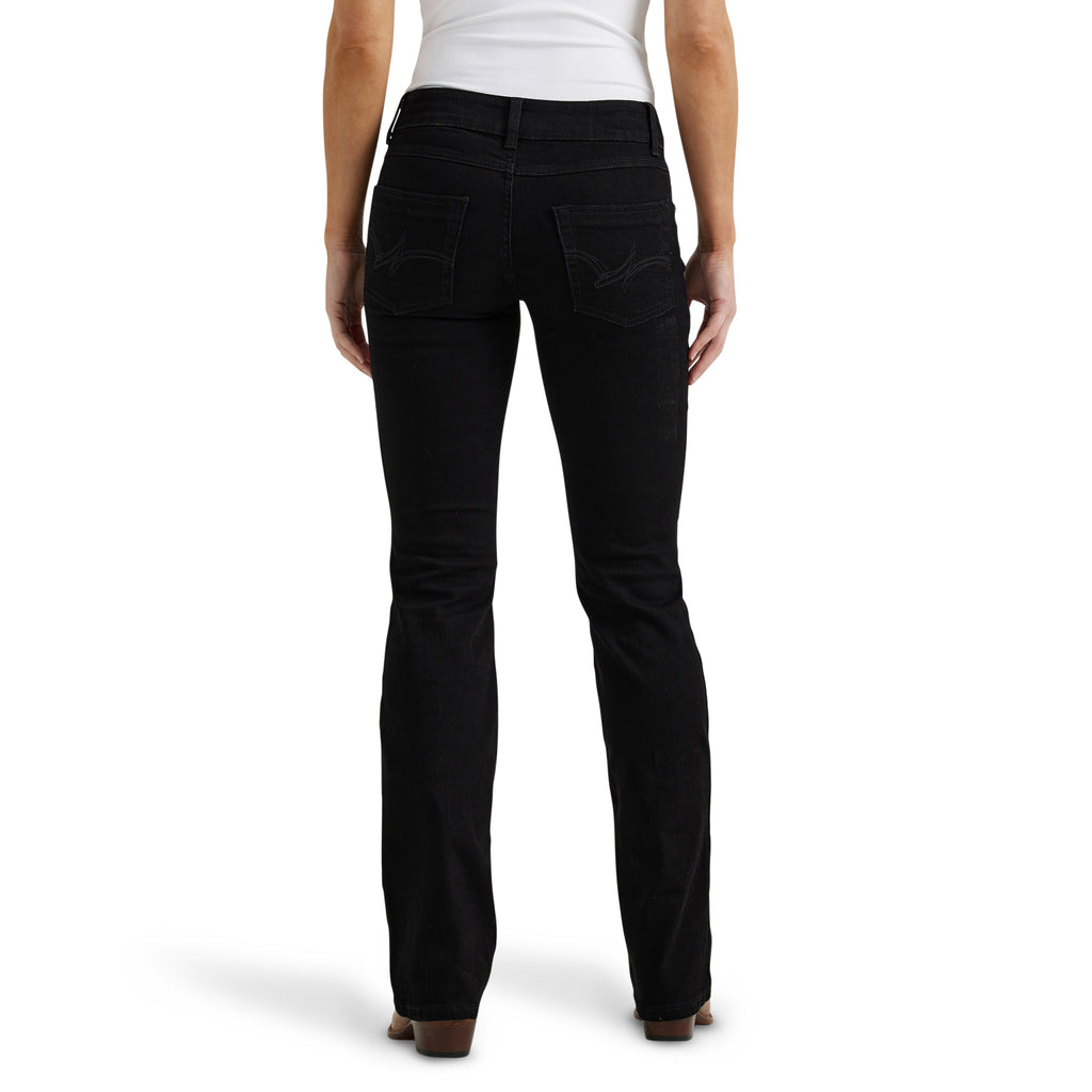 Women's Wrangler Boot Cut Premium Denim in Black