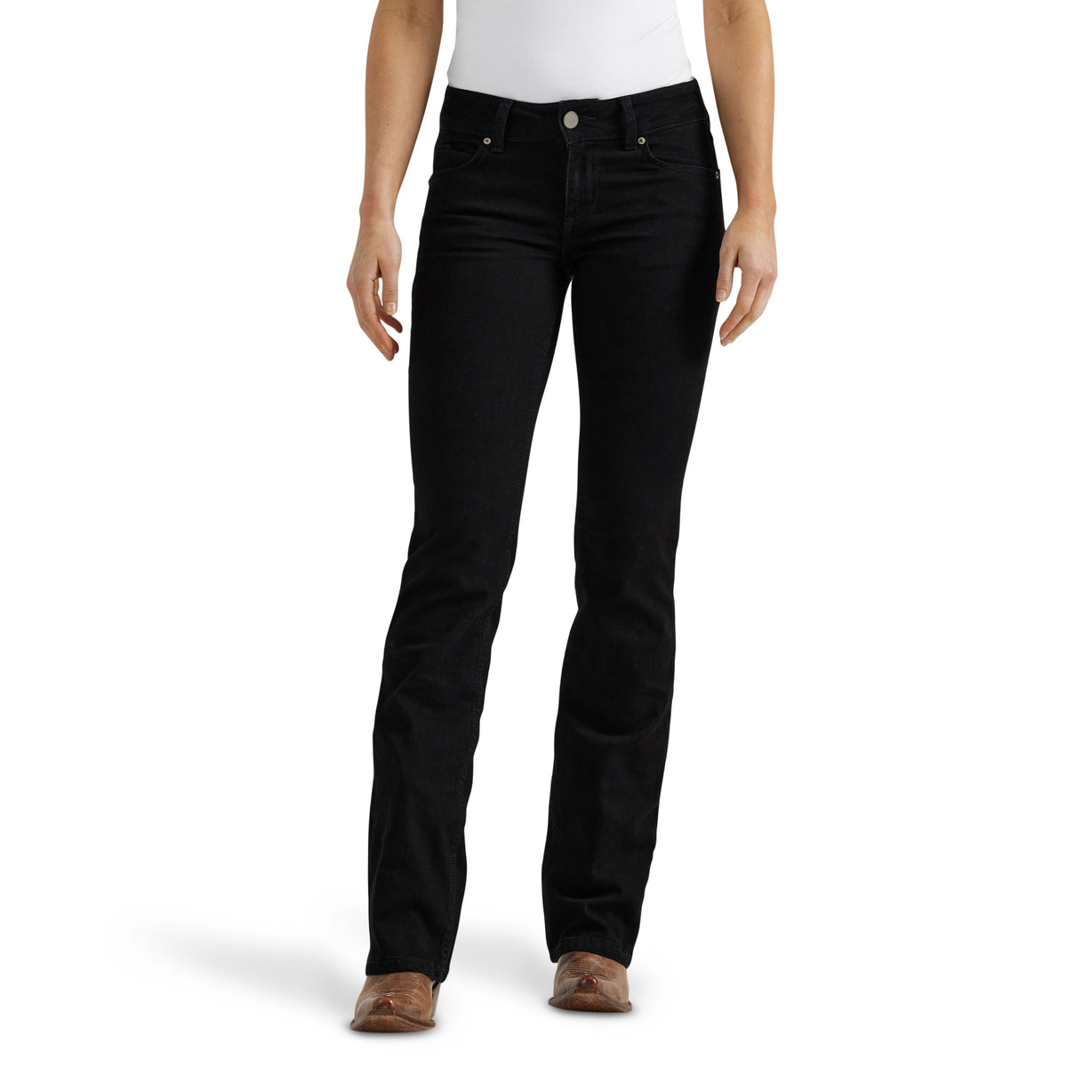 Women's Wrangler Boot Cut Premium Denim in Black