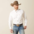 Ariat Solid Twill Classic Fit Shirt in White