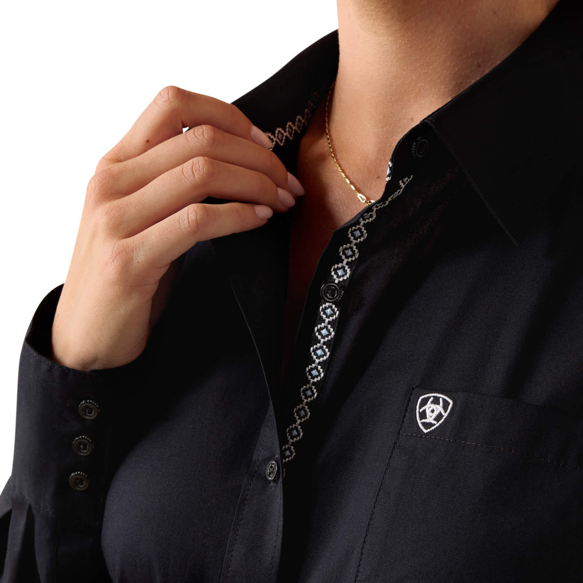 Ariat Kirby Stretch Shirt in Black