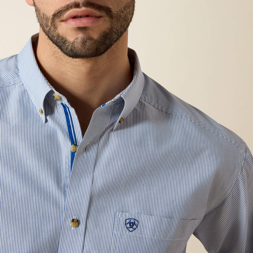 Ariat Pro Series Dayne Classic Fit Shirt in True Blue