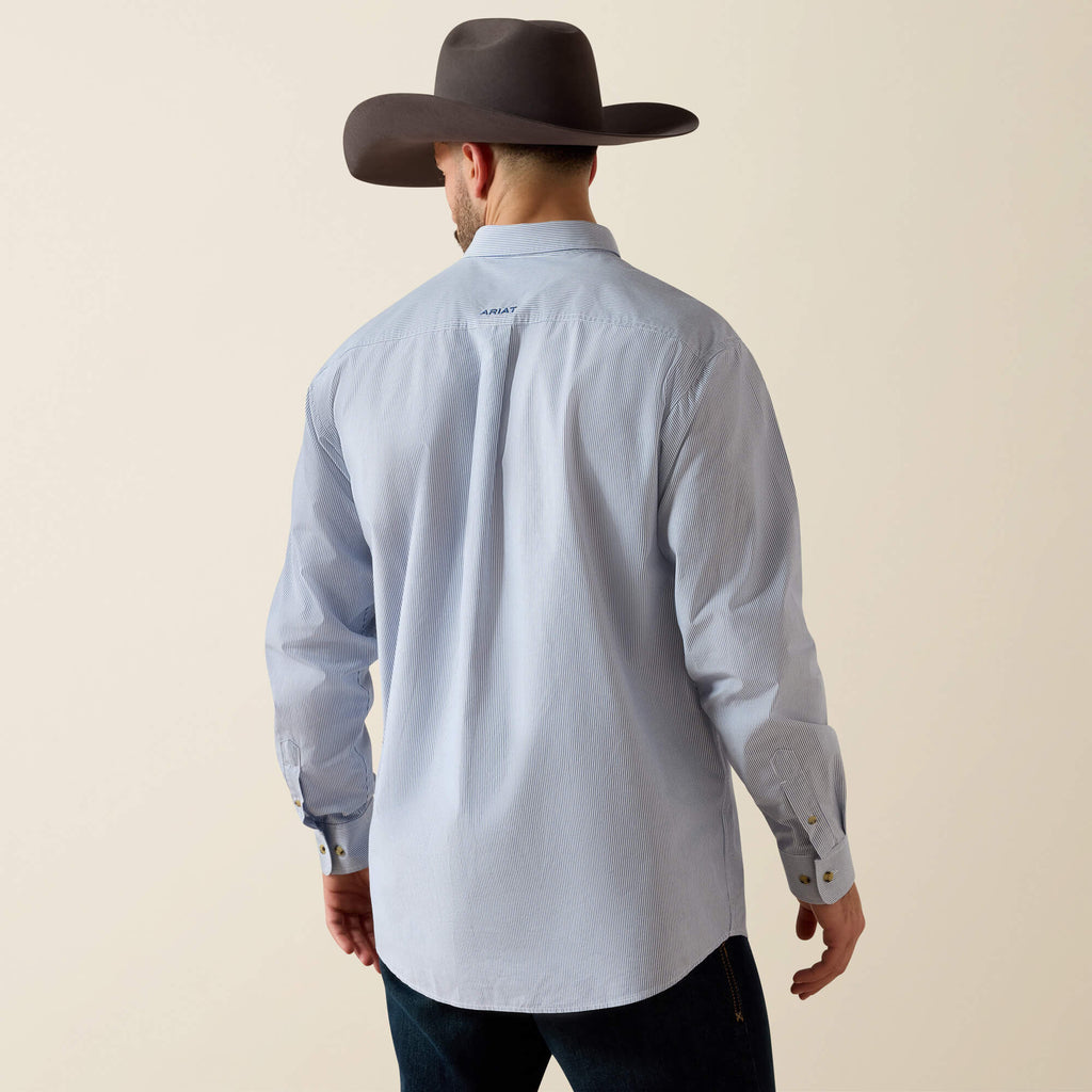 Ariat Pro Series Dayne Classic Fit Shirt in True Blue