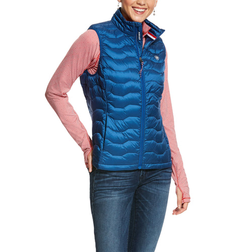 Ariat Ideal 3.0 Down Vest in Vertical Blue