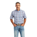 Ariat Pro Series Fergus Fitted Short Sleeve Shirt in Windsurfer