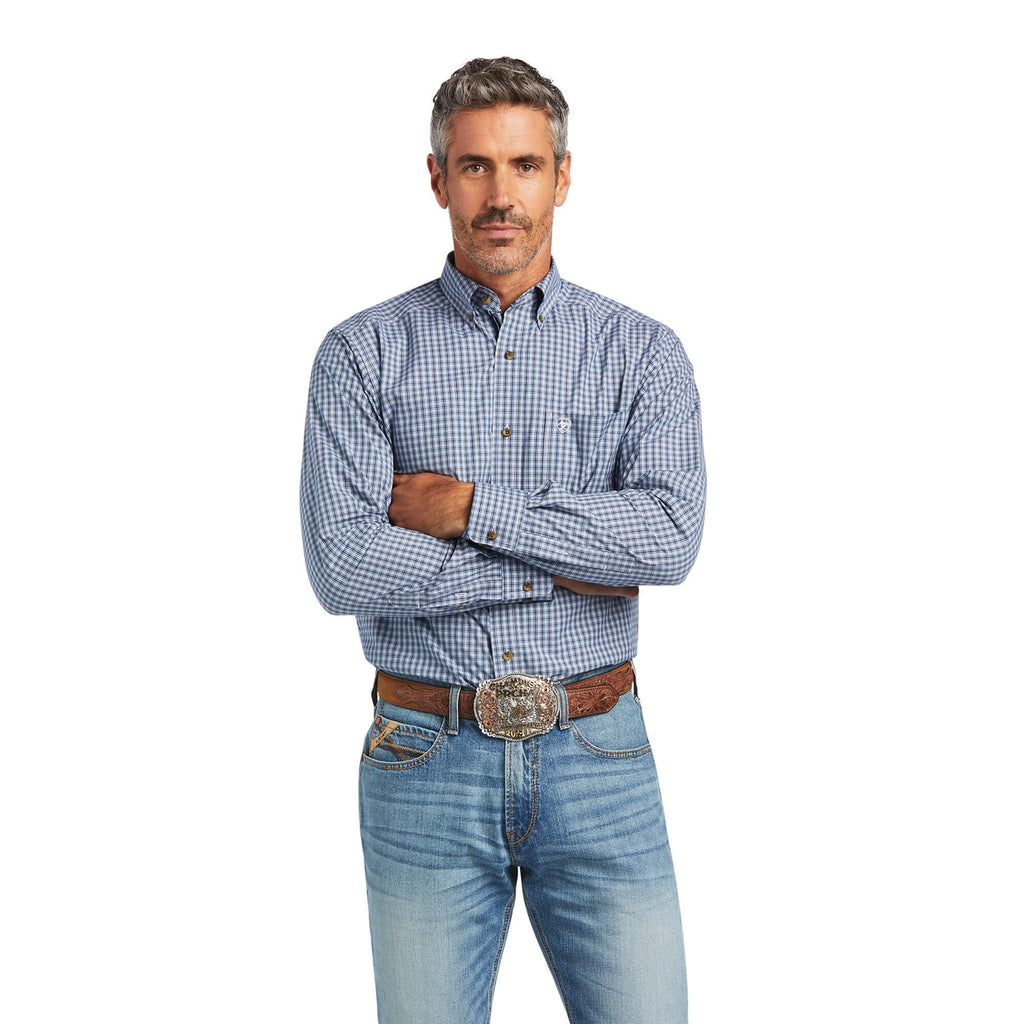 Ariat Pro Series Faron Fitted Shirt in Skyfall