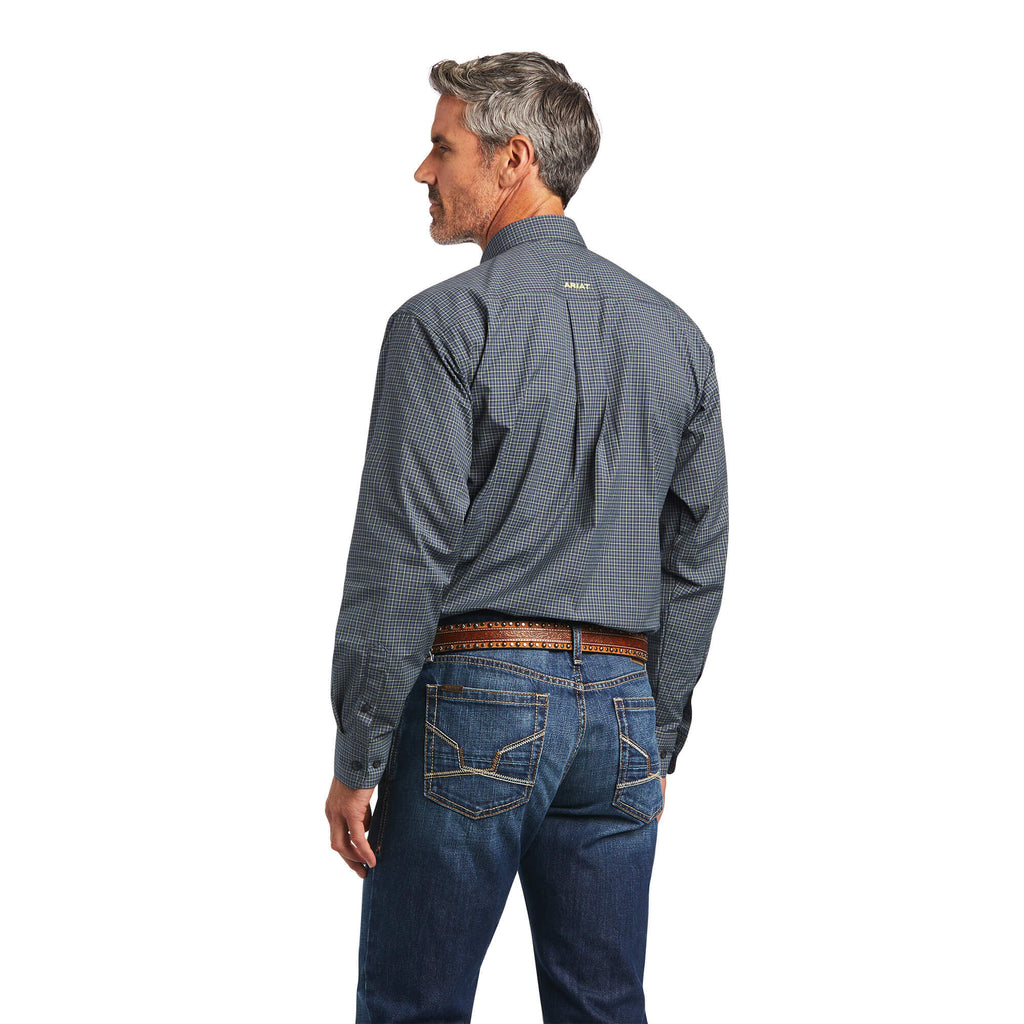 Ariat Pro Series Brian Classic Fit Shirt in Blue Nights