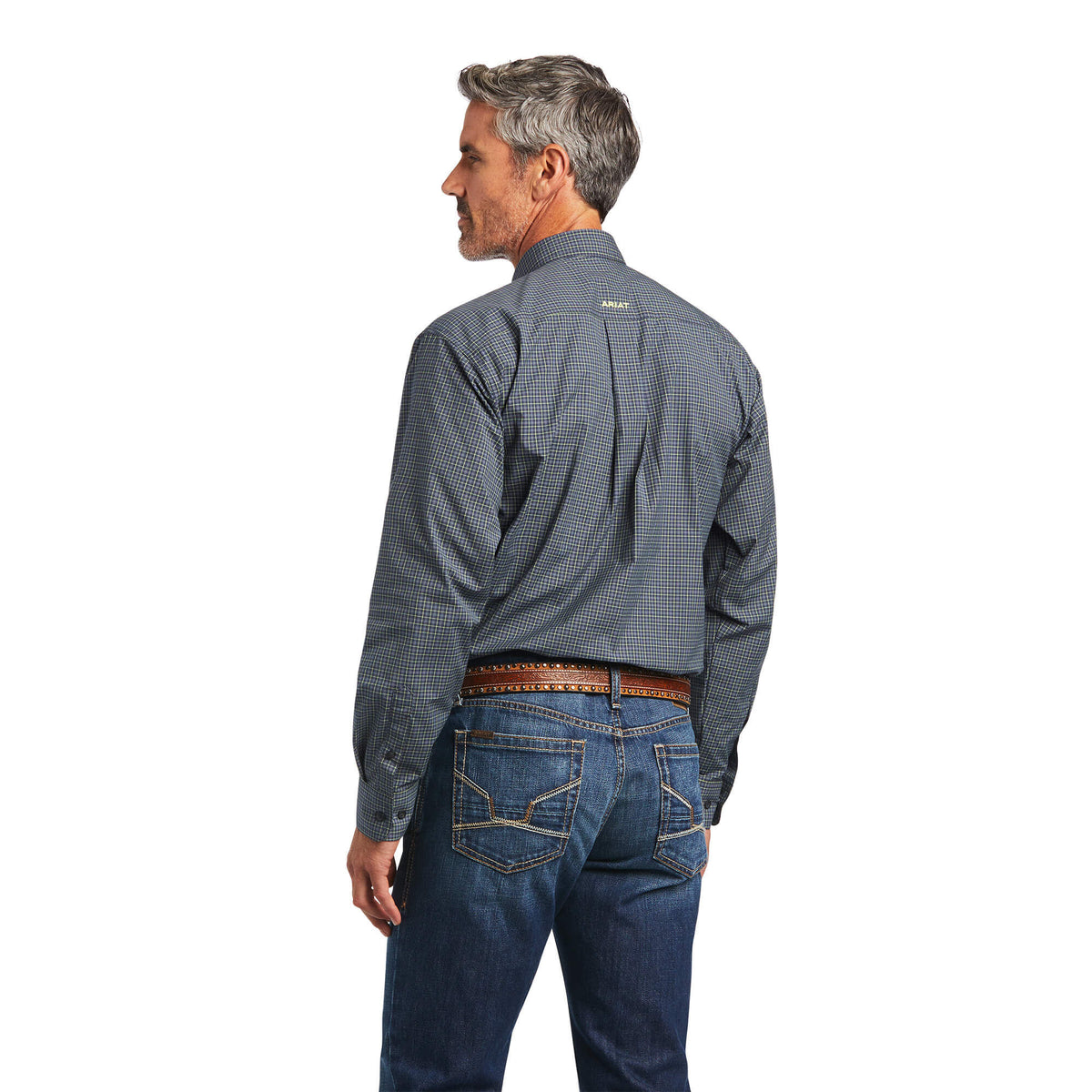Ariat Pro Series Brian Classic Fit Shirt in Blue Nights