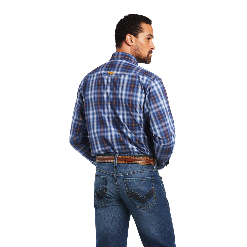 Ariat Relentless Inexorable Stretch Classic Fit Snap Shirt in Blue Frond