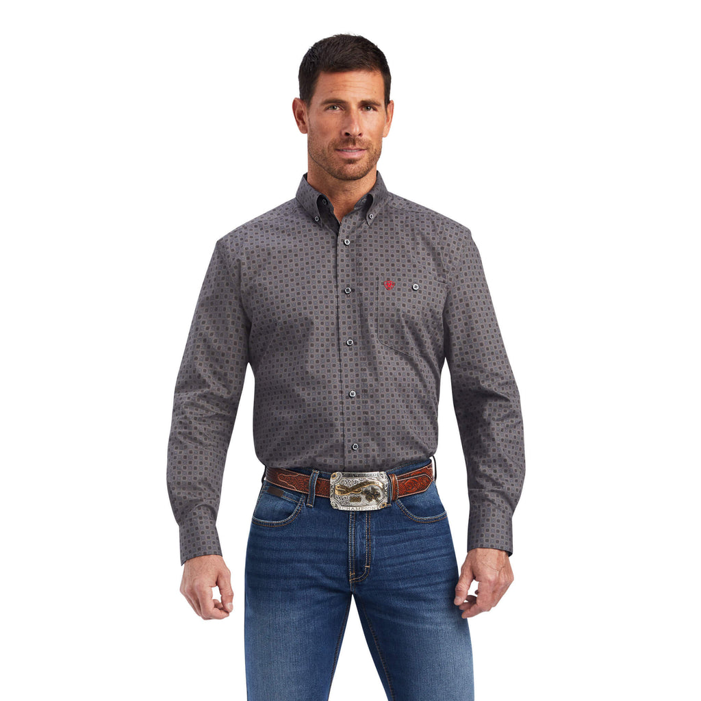 Ariat Relentless Steadfast Stretch Classic Fit Shirt in Eiffel Tower