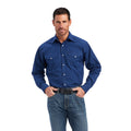 Ariat Pro Series Nelson Classic Fit Snap Shirt in Maritime Blue