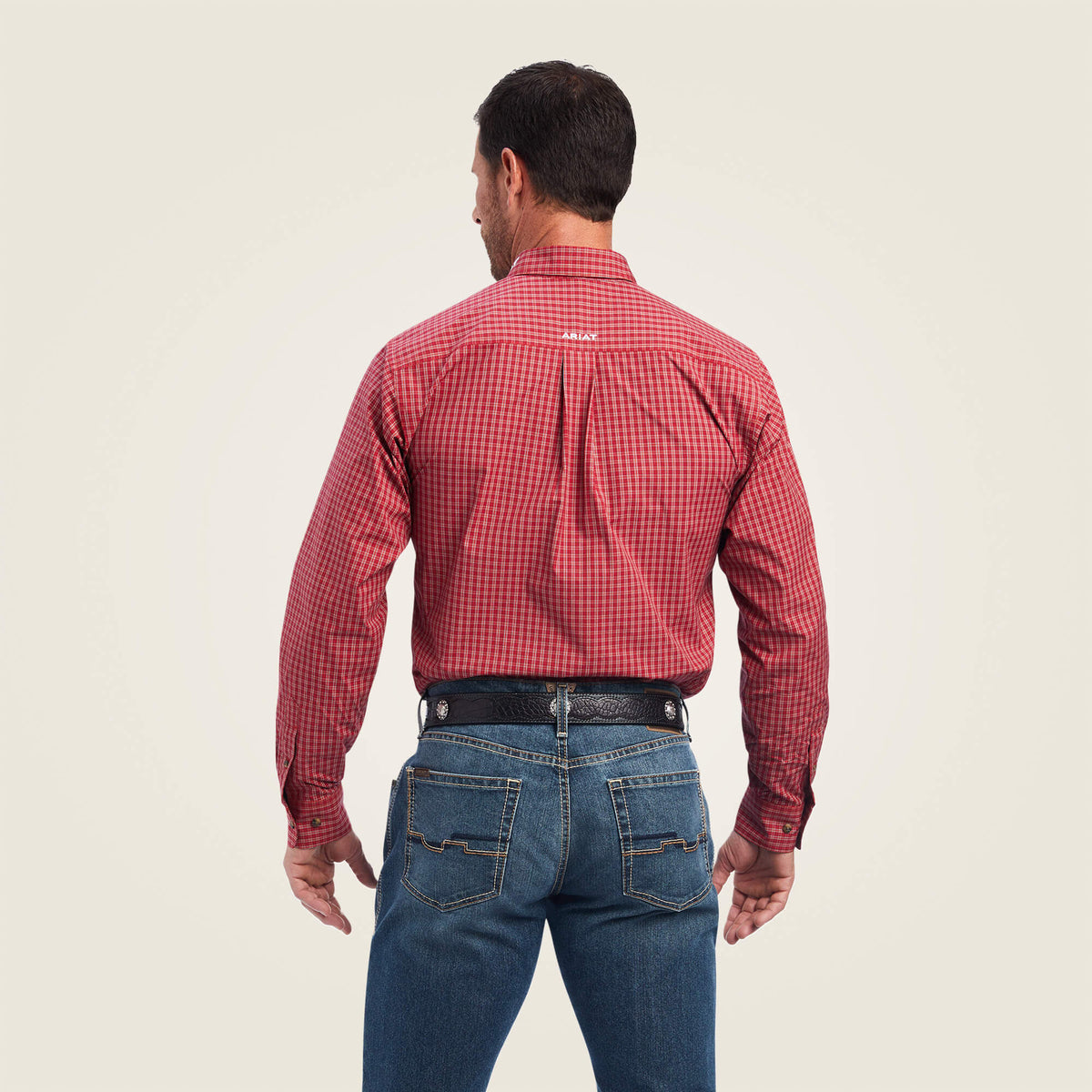 Ariat Pro Series Norwell Fitted Shirt in Tango Red
