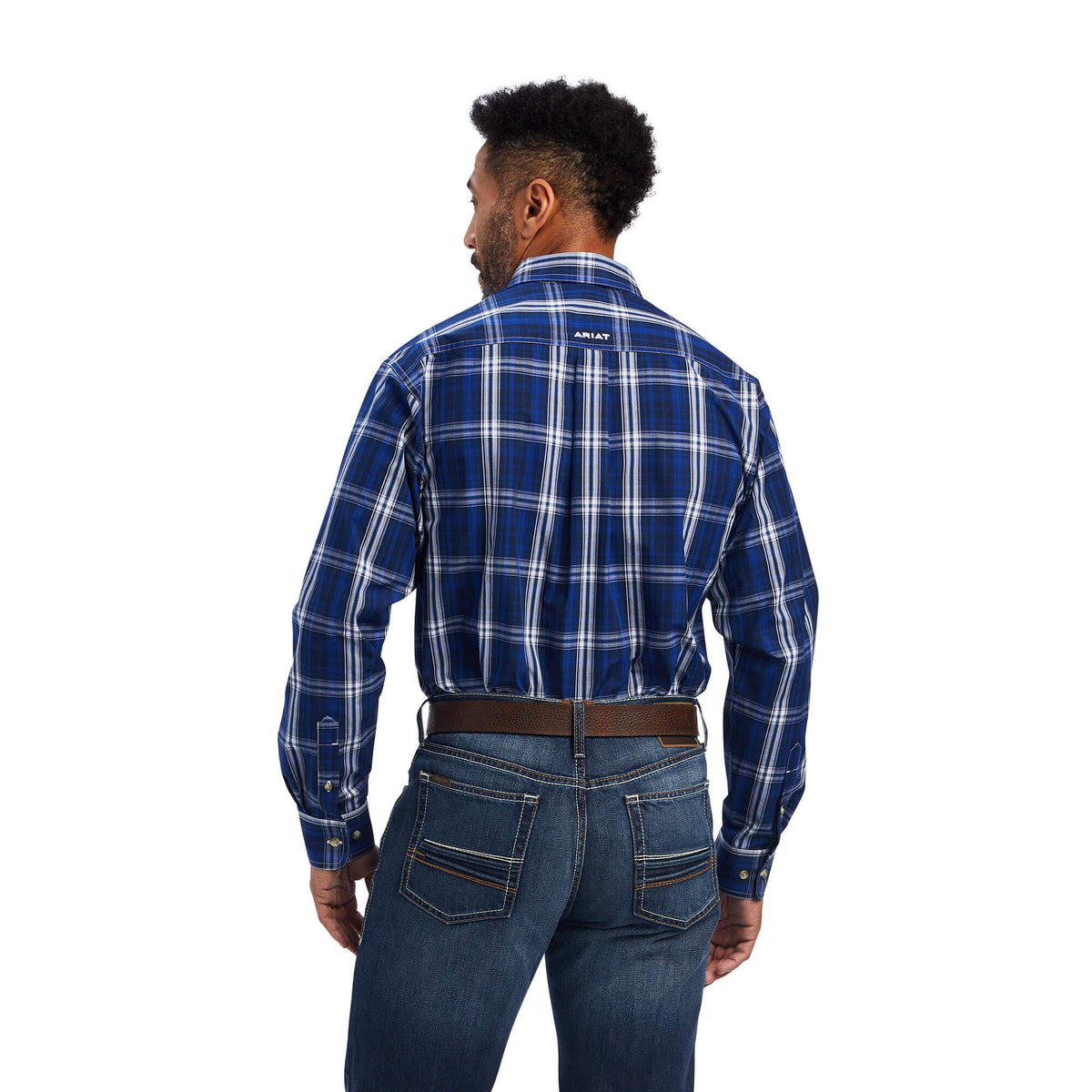 Ariat Pro Series Burke Classic Fit Shirt in Dark Sapphire