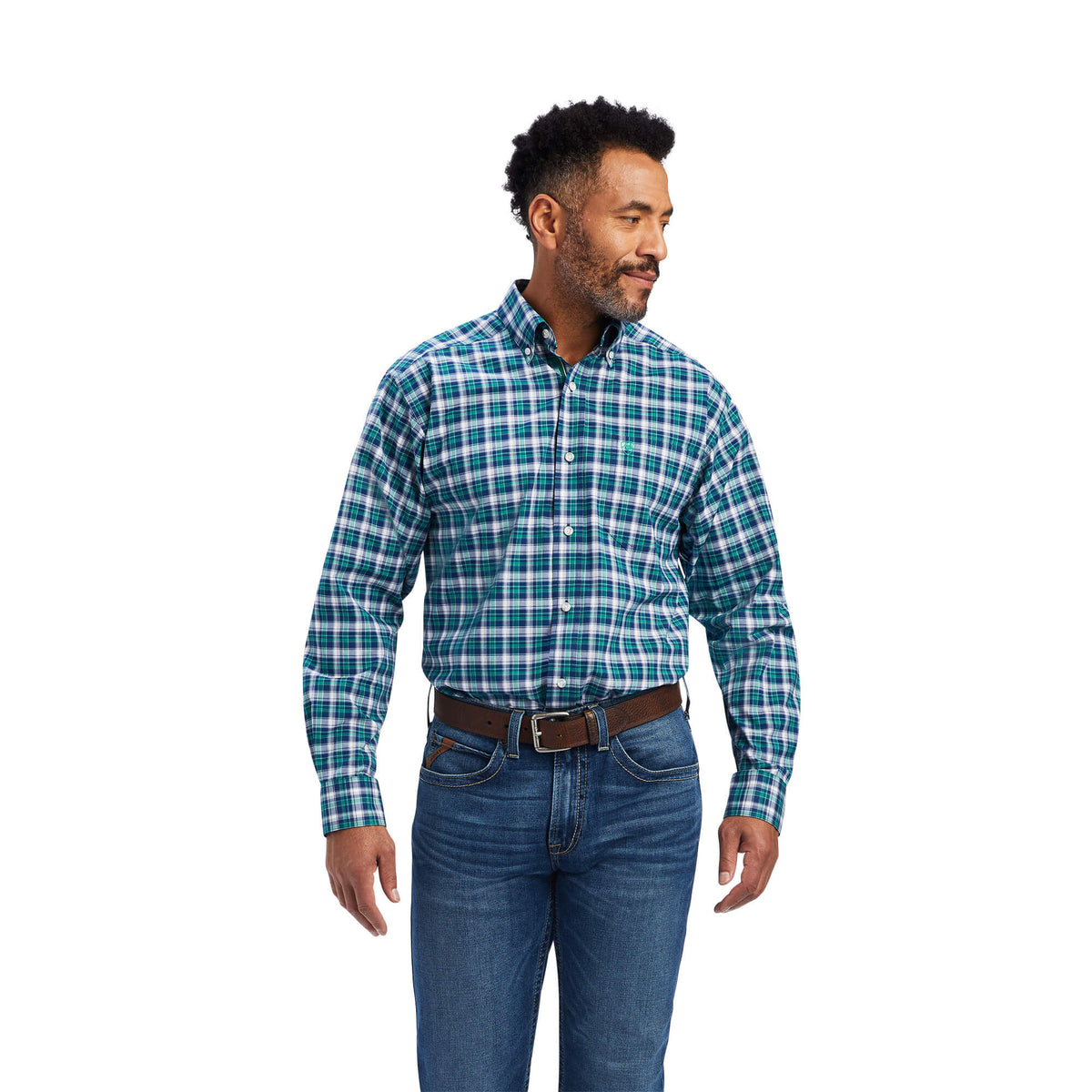 Ariat Pro Series Brantleigh Stretch Classic Fit Shirt in Jelly Bean