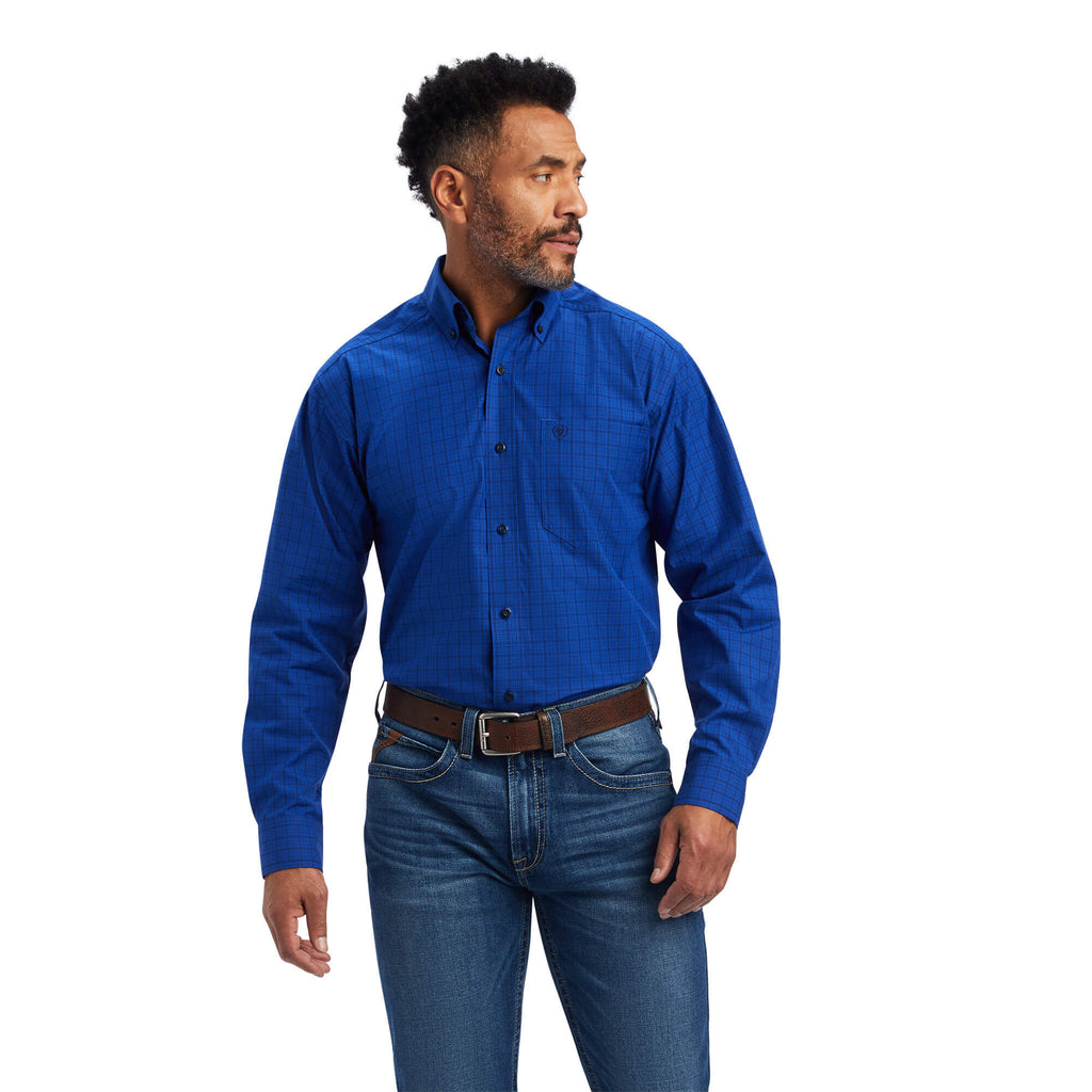Ariat Pro Series Bentley Classic Fit Shirt in Classic Blue