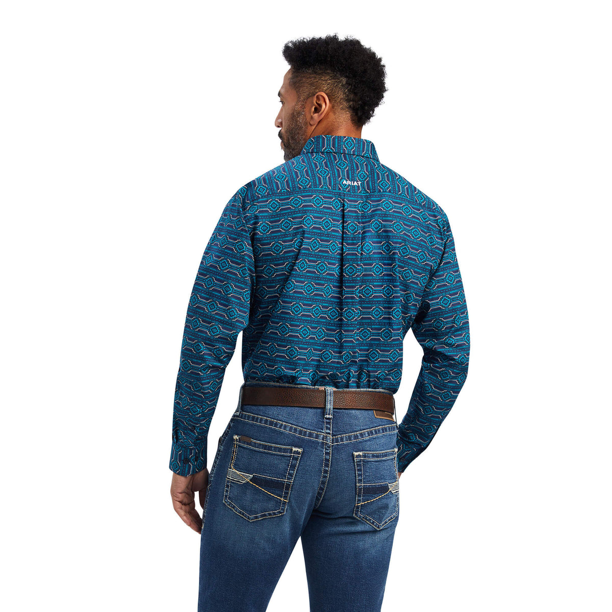 Ariat Braylen Classic Fit Shirt in Estate Blue