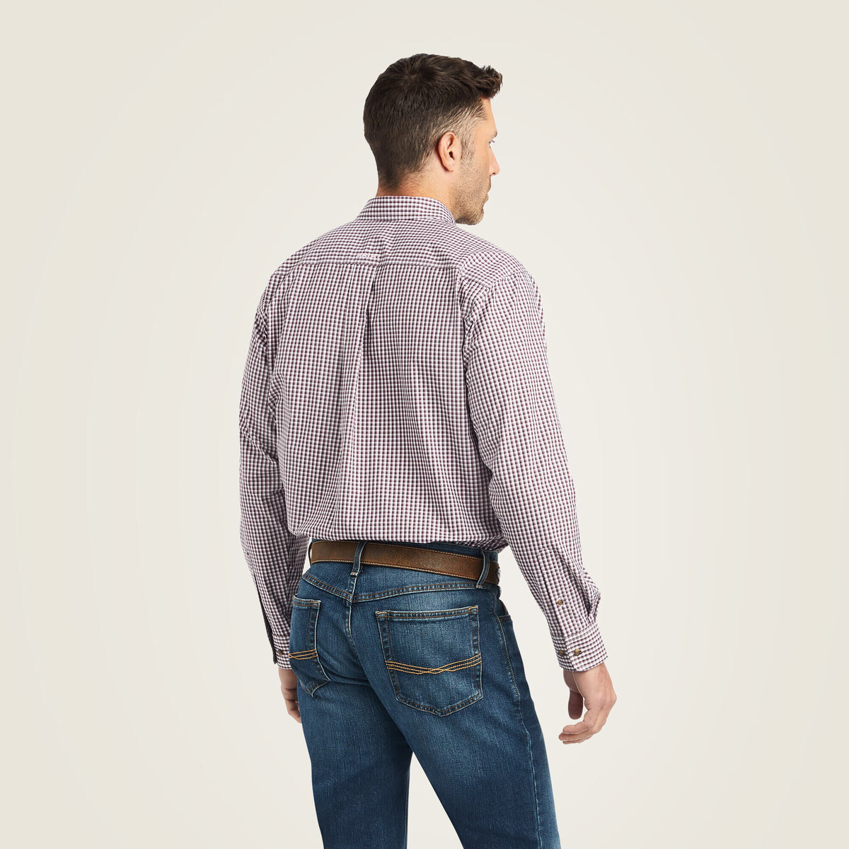 Ariat Pro Series Francis Classic Fit Shirt in Claret