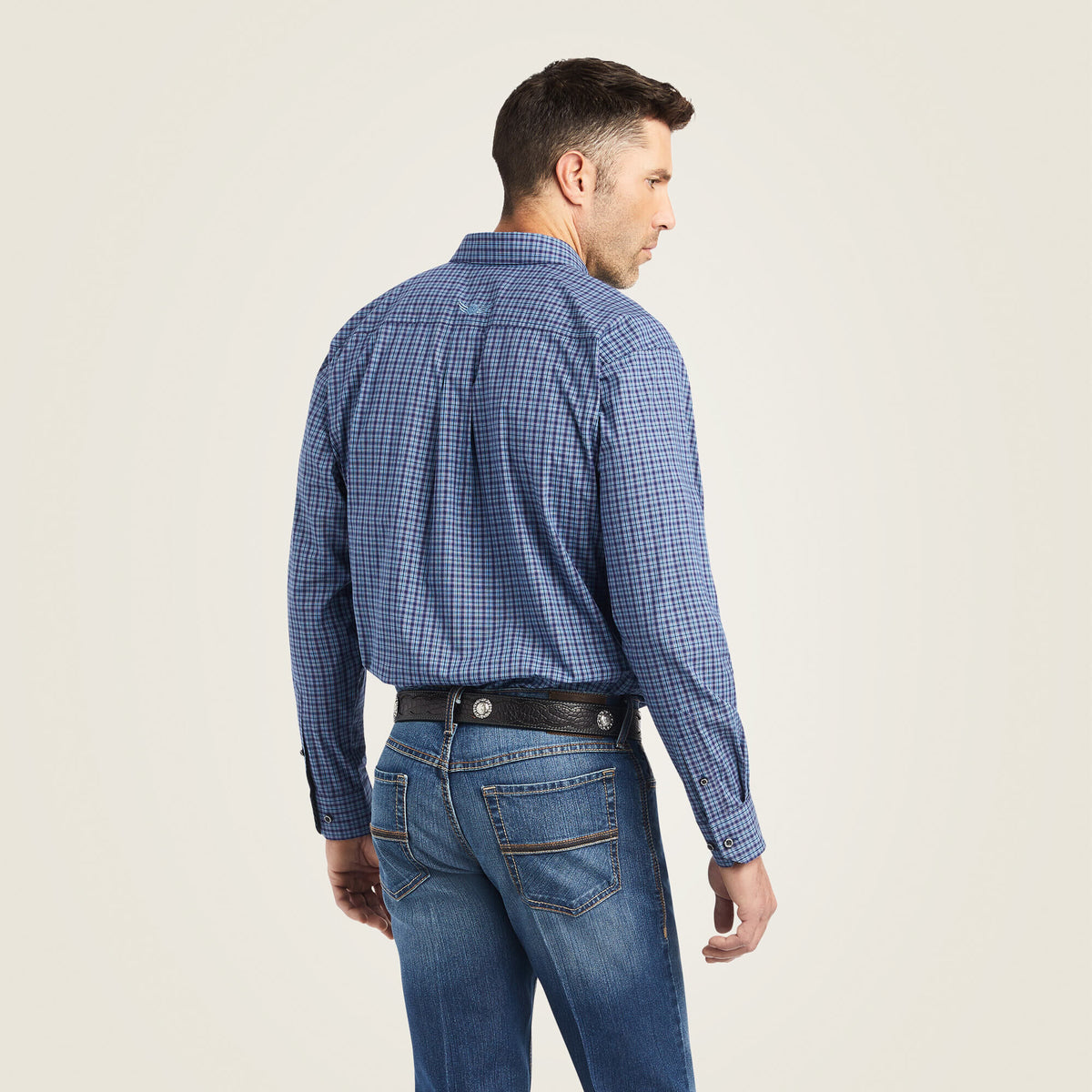 Ariat Relentless Reverence Stretch Classic Fit Shirt in Midnight Sail