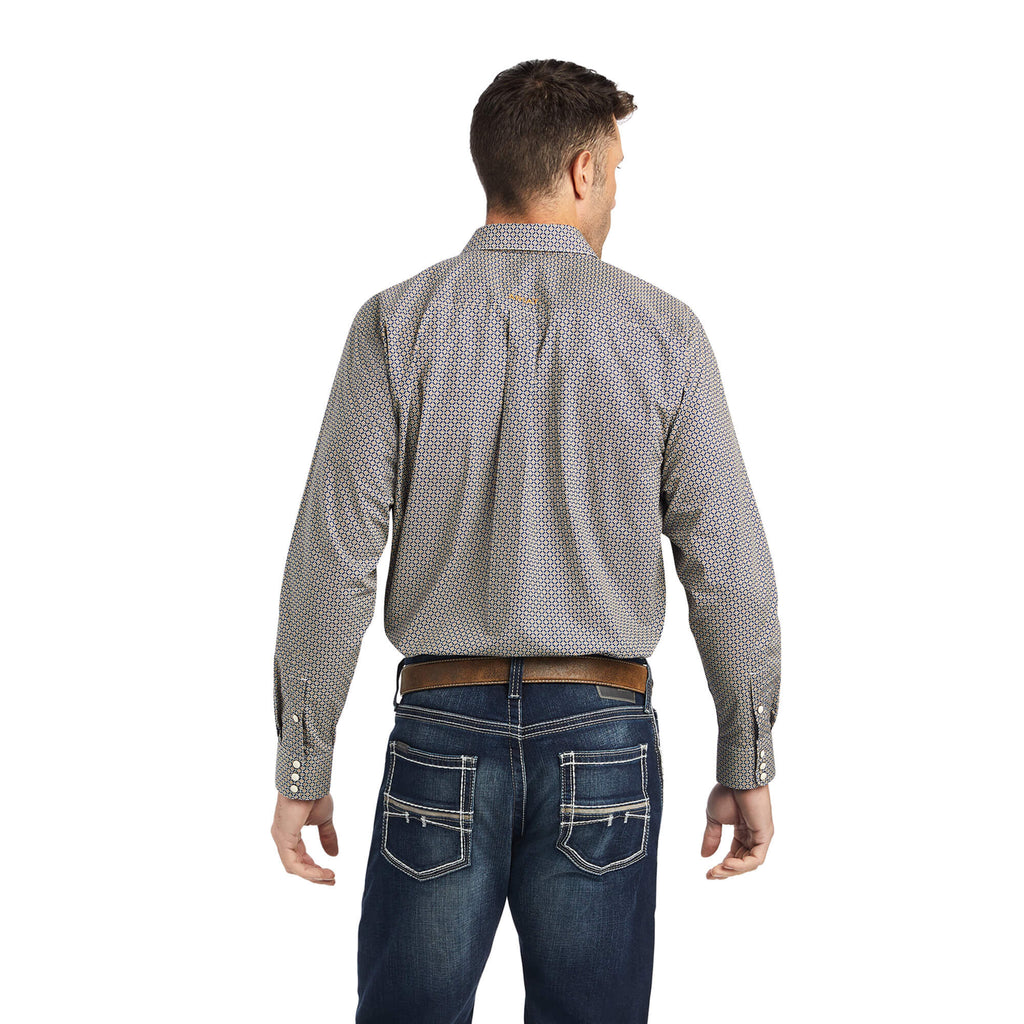 Ariat Greysen Classic Fit Snap Shirt in Estate Blue