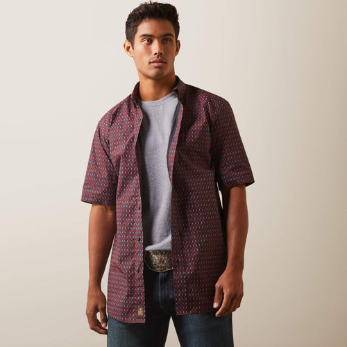 Ariat Irie Fitted Short Sleeve Shirt in Black