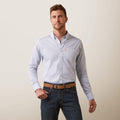 Ariat Medallion Stretch Modern Fit Shirt in White