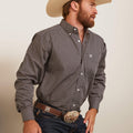 Ariat Wrinkle Free Oscar Fitted Shirt in Black