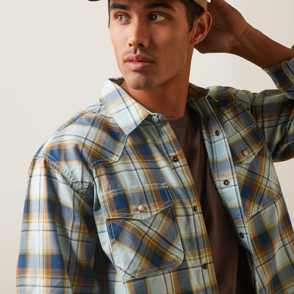 Ariat Habney Retro Fit Shirt in Aquatic