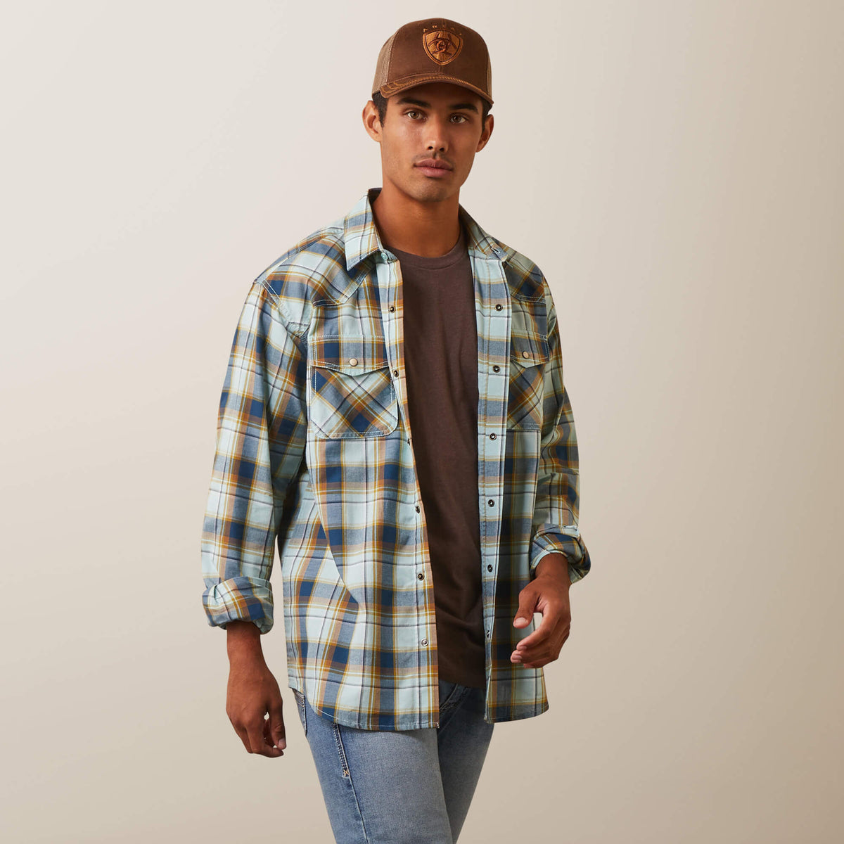 Ariat Habney Retro Fit Shirt in Aquatic