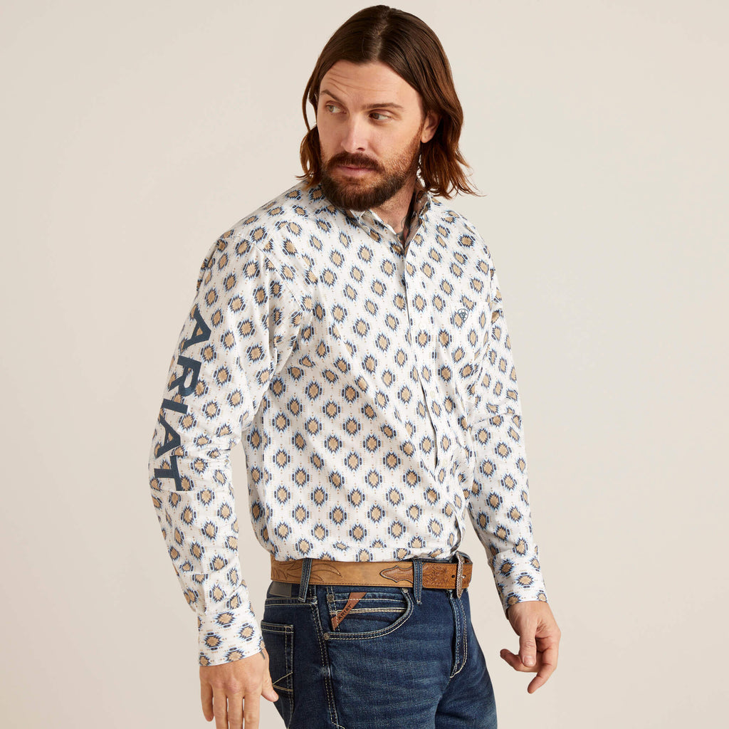 Ariat Team Warner Classic Fit Shirt in White