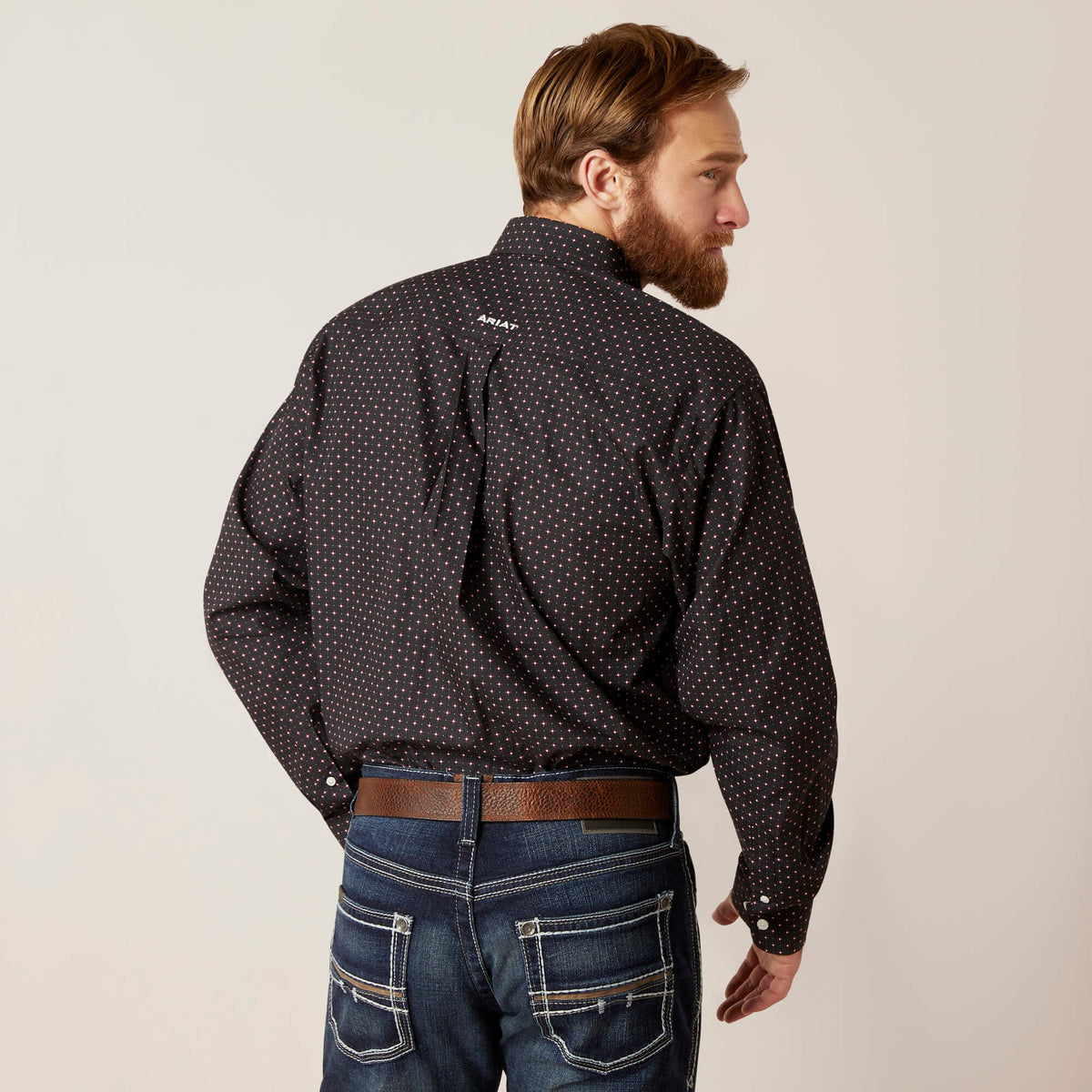 Ariat Wrinkle Free Vance Classic Fit Shirt in Moonless Night