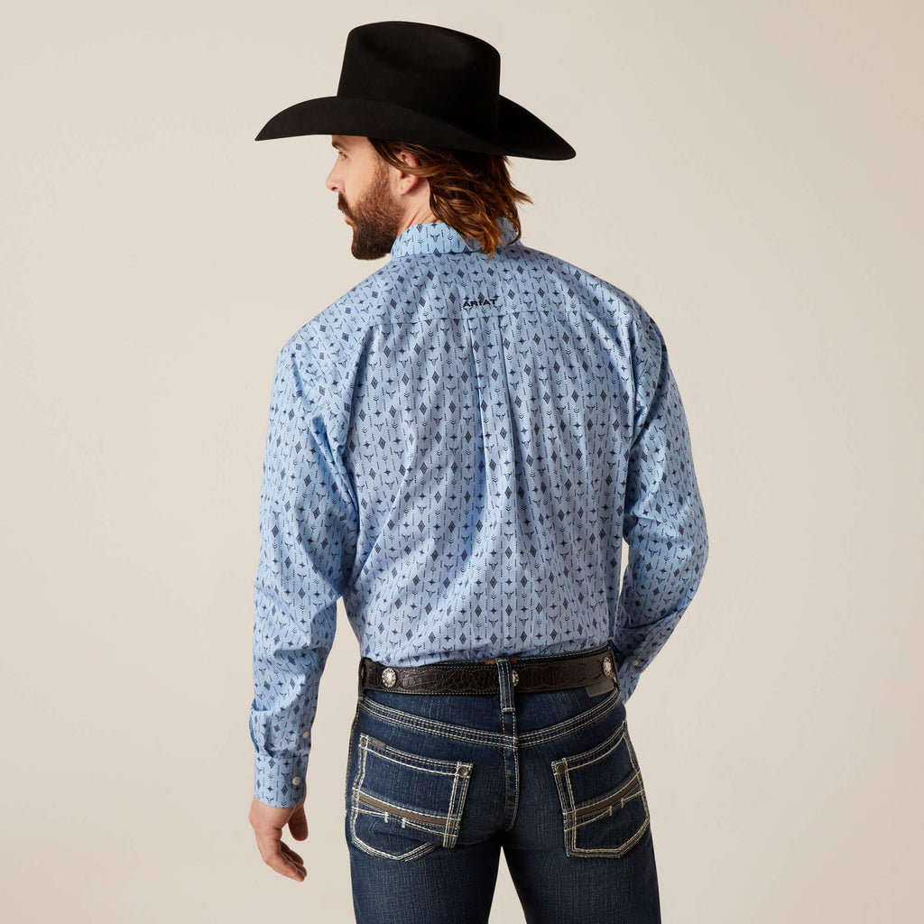 Ariat Wrinkle Free Kyson Shirt in White