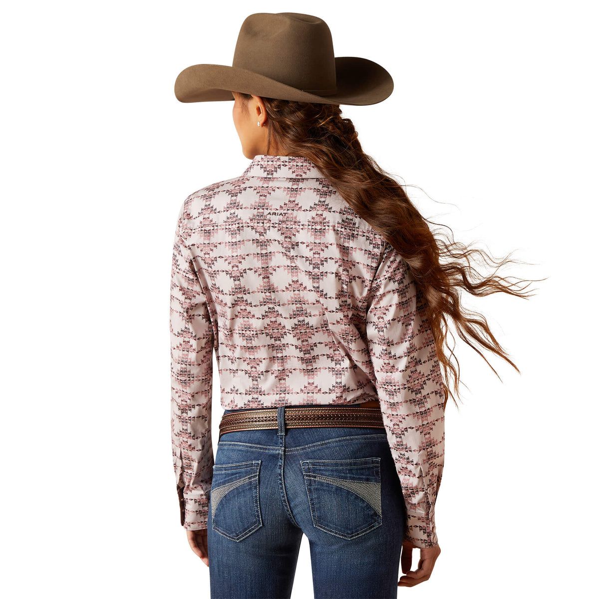 Ariat Wrinkle Resist Kirby Stretch Shirt in Starlight Print