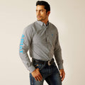 Ariat Team Gareth Fitted Shirt in Beige