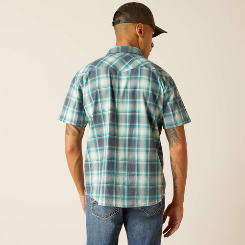 Ariat Harrington Retro Fit Short Sleeve Shirt in Egret