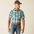 Ariat Harrington Retro Fit Short Sleeve Shirt in Egret