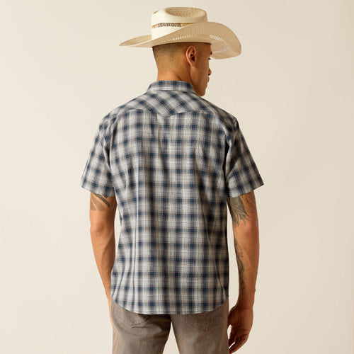 Ariat Haven Retro Fit Short Sleeve Shirt in Deep Pond