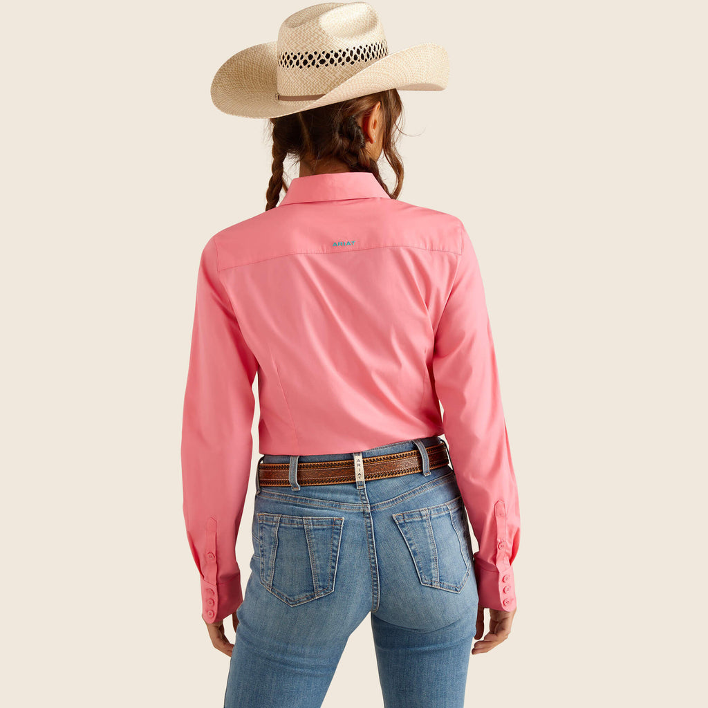 Ariat Team Kirby Stretch Shirt in Camellia Rose