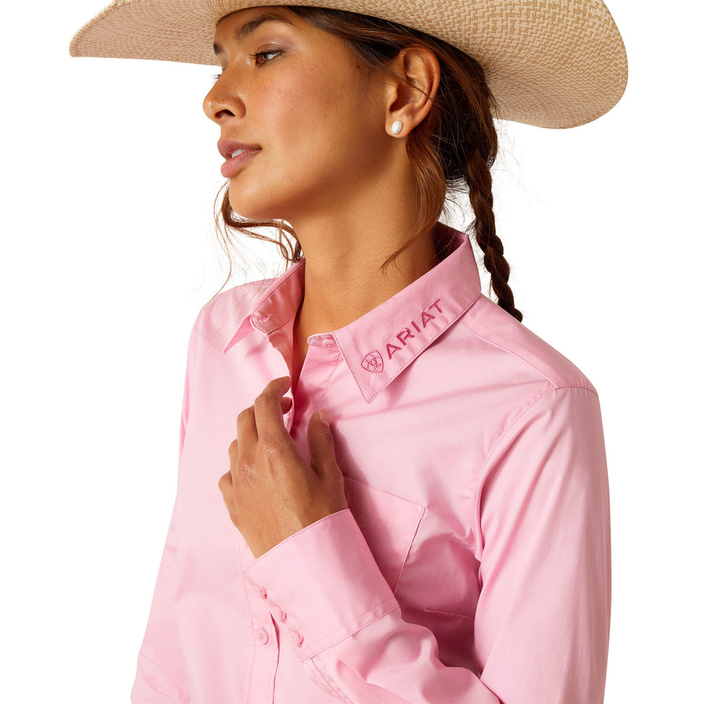 Ariat Team Kirby Stretch Shirt in Prism Pink