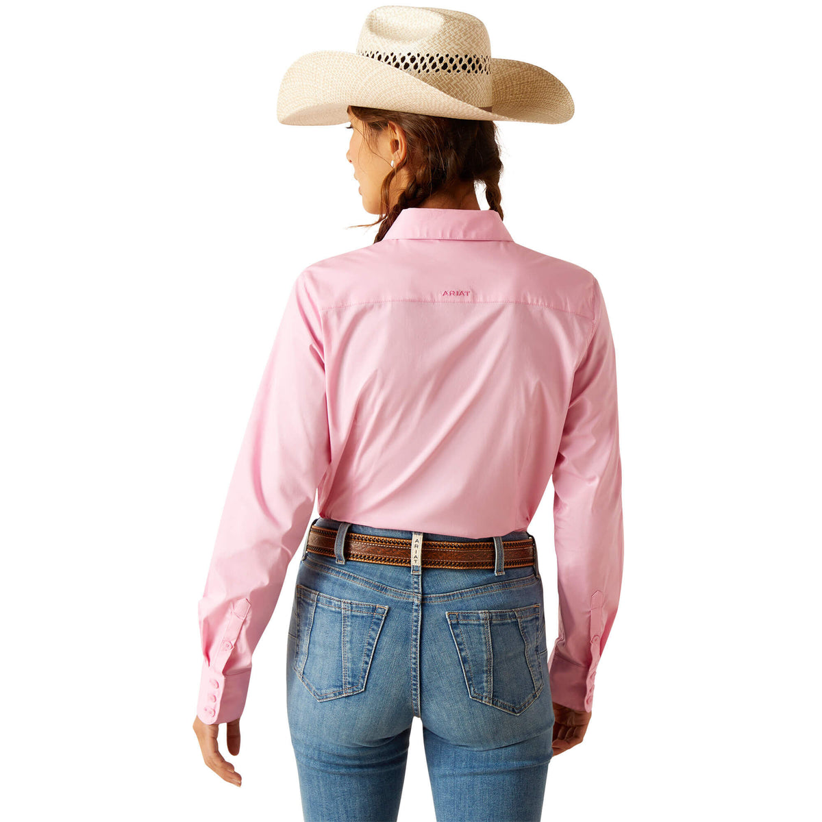 Ariat Team Kirby Stretch Shirt in Prism Pink