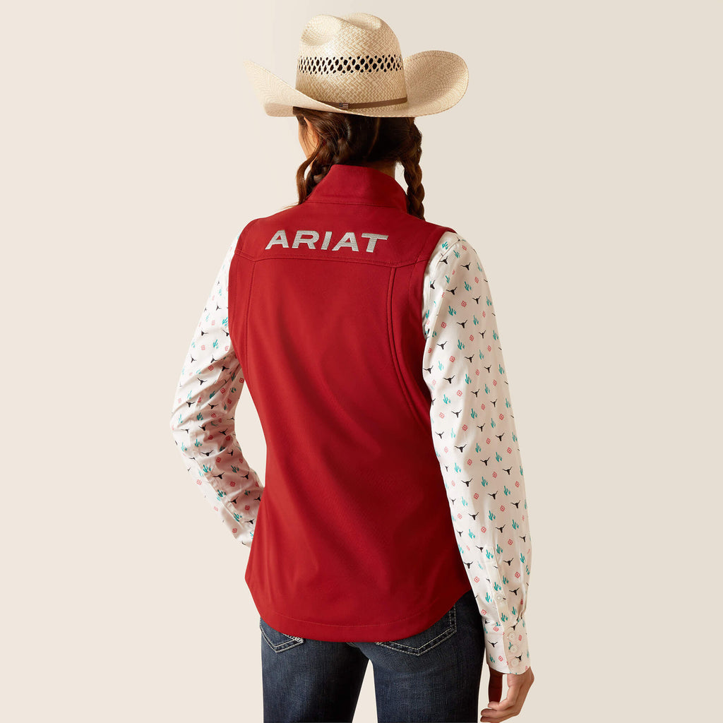 Ariat New Team Softshell Vest in Sun-Dried Tomato
