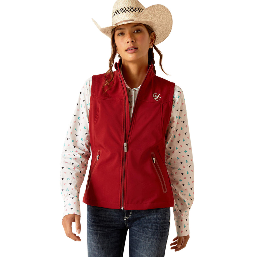 Ariat New Team Softshell Vest in Sun-Dried Tomato