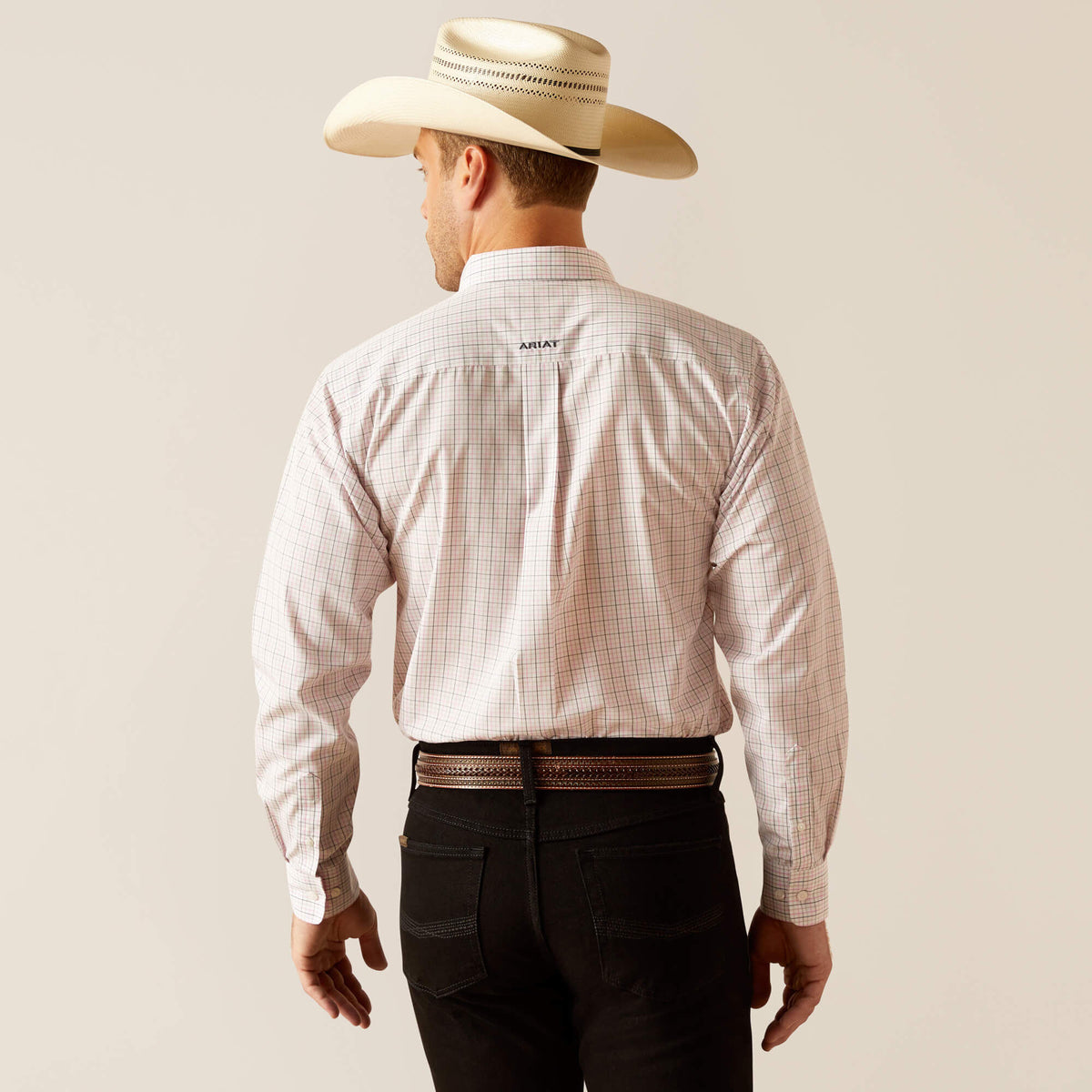 Ariat Wrinkle Free Ozzy Fitted Shirt in Light Lilac