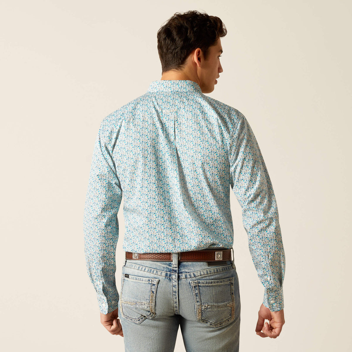 Ariat Wrinkle Free Kellen Fitted Shirt in Blue