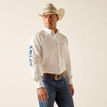 Ariat Team Logo Twill Classic Fit Shirt in White