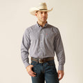 Ariat Wrinkle Free Walker Classic Fit Shirt in Skyway