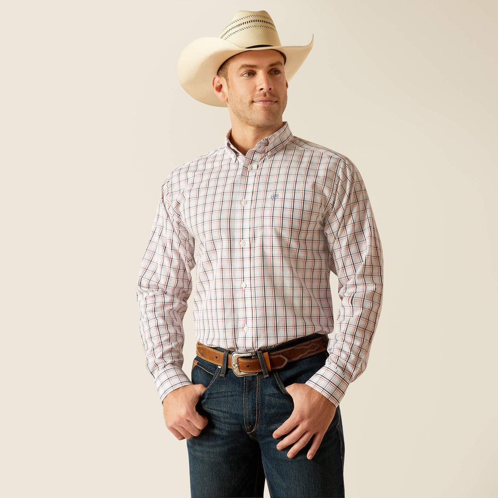 Ariat Wrinkle Free Weston Fitted Shirt in White