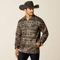 Ariat Caldwell Printed Shirt Jacket – Brindle, front