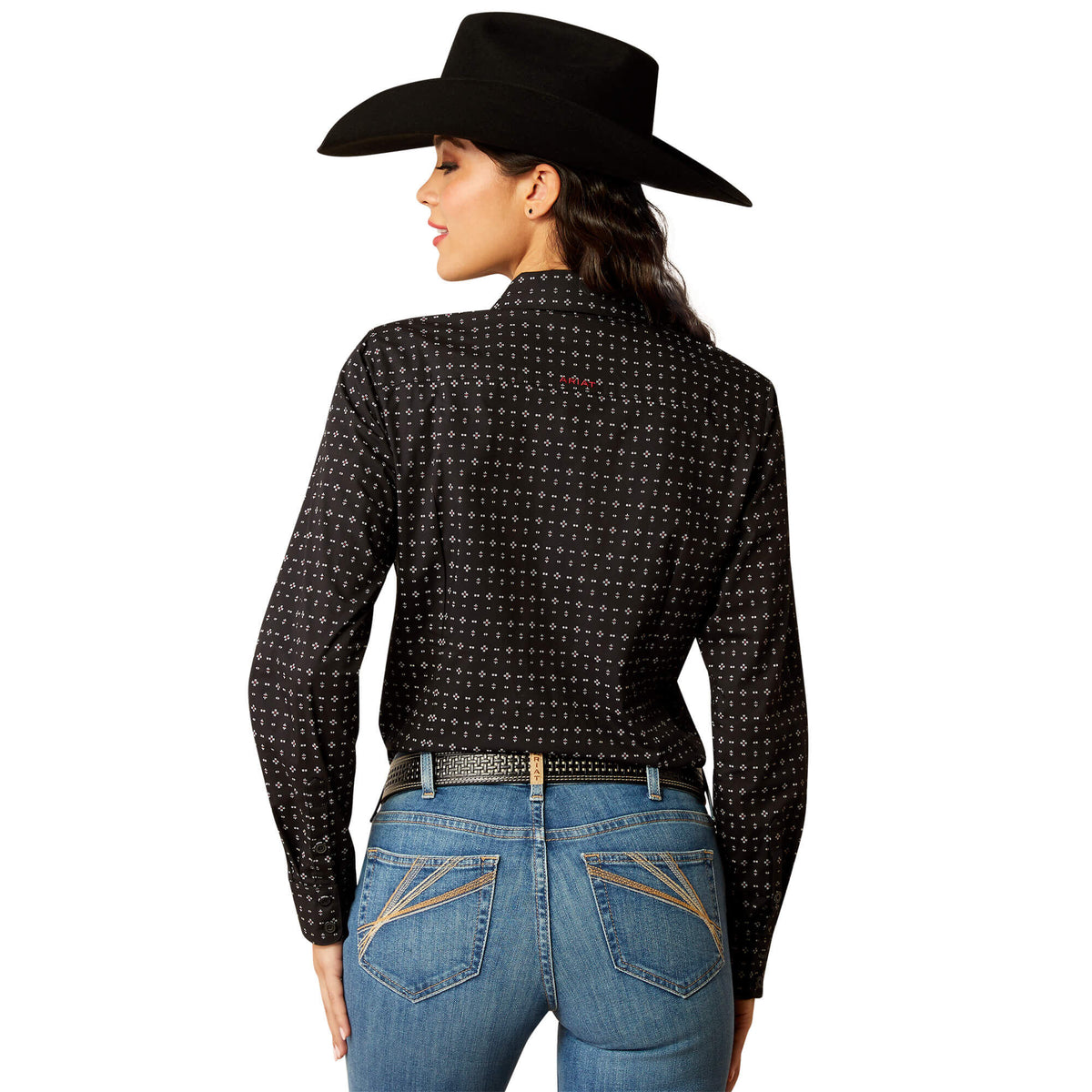 Ariat Wrinkle Resist Kirby Stretch Shirt in Gia Geo Print