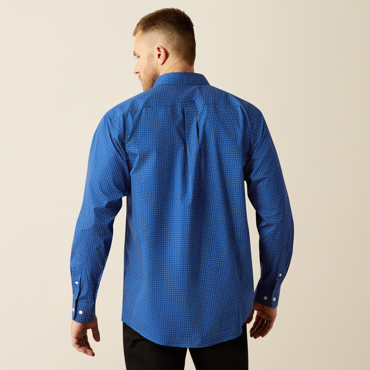 Ariat Wrinkle Free Bodie Classic Fit Shirt in Navy