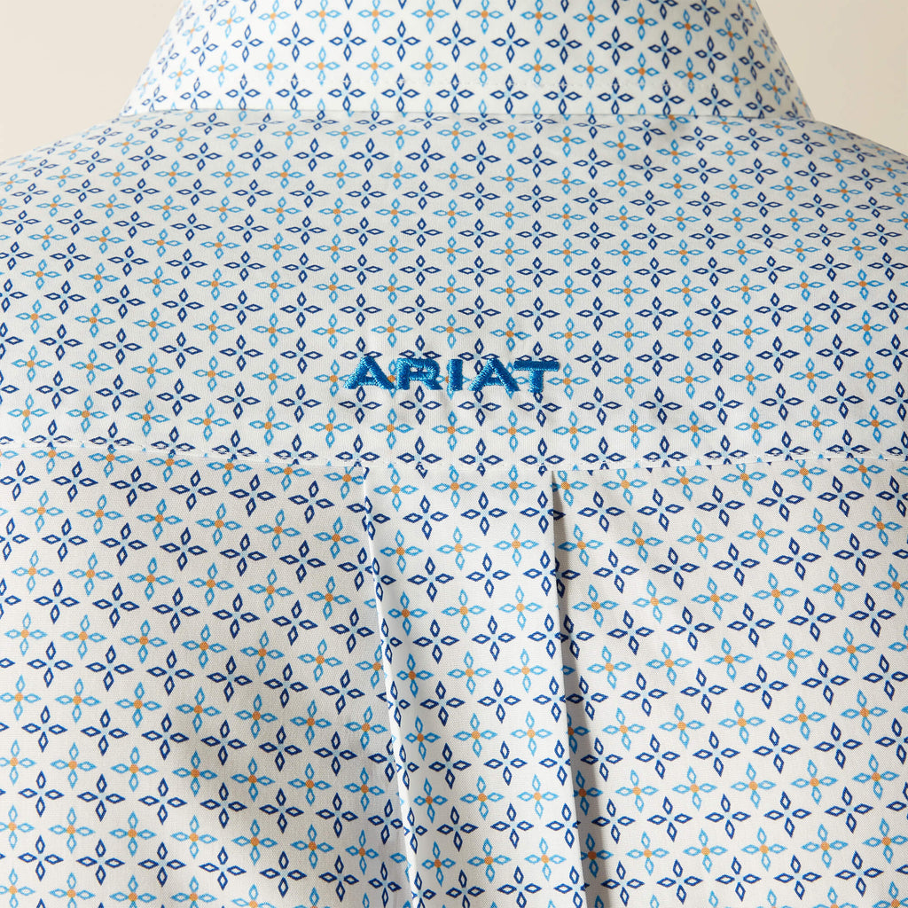 Ariat Wrinkle Free Baker Classic Fit Shirt – Blue, detail 1