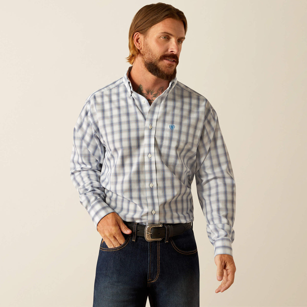 Ariat Wrinkle Free Briar Shirt in White